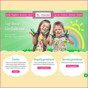 Vaiku gimtadieniai. Aviuko namai. Websol
