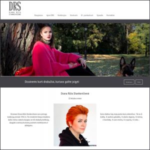Dizainere Diana Ruta Stankeviciene. DRS kodas. Websol