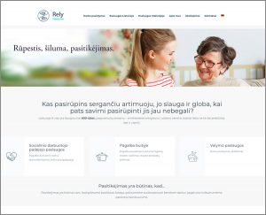 Seneliu globa, slauga. Rely. Websol