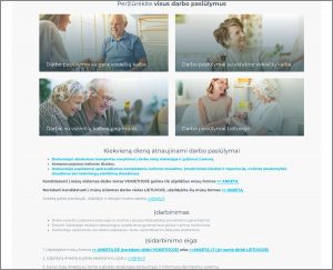 Seneliu globa, slauga. Rely. Websol