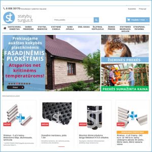 Statybines medziagos internetu. Statybu turgus. Websol
