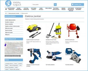 Statybines medziagos internetu. Statybu turgus. Websol