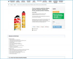Statybines medziagos internetu. Statybu turgus. Websol
