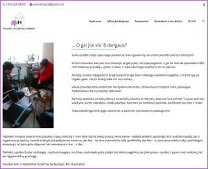 Kauno Hospiso namai. Websol